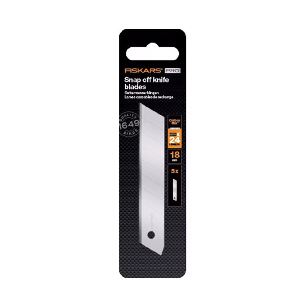 Lames cassables de rechange 18mm CarbonMax™- pack de 5 FISKARS - 1027232