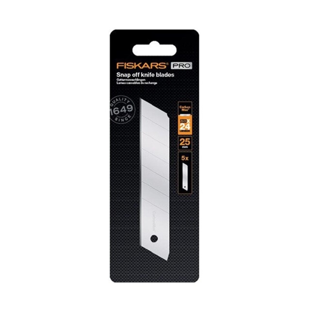 Lames cassables de rechange 25mm CarbonMax™ - pack de 5 FISKARS - 1027233