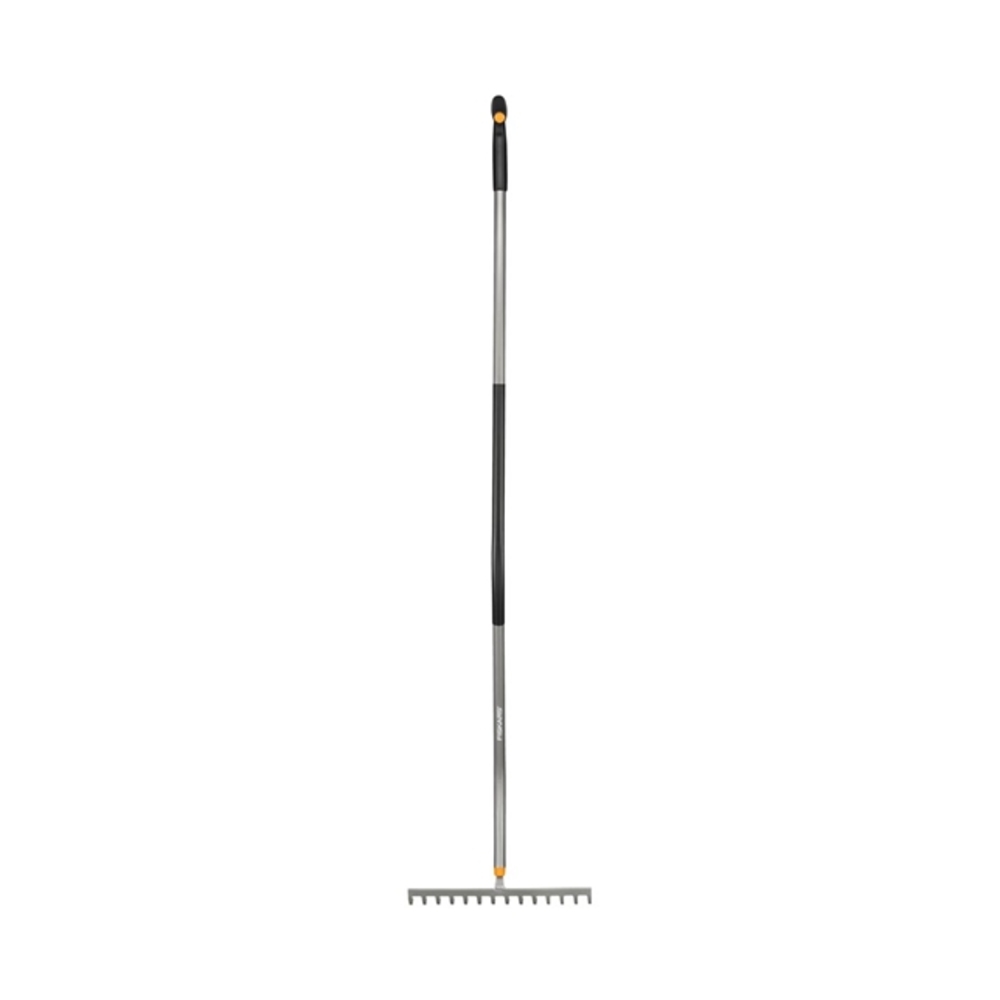 RATEAU DE JARDIN 14 DENTS ERGONOMIC A MANCHE COURBE FISKARS - 1077112