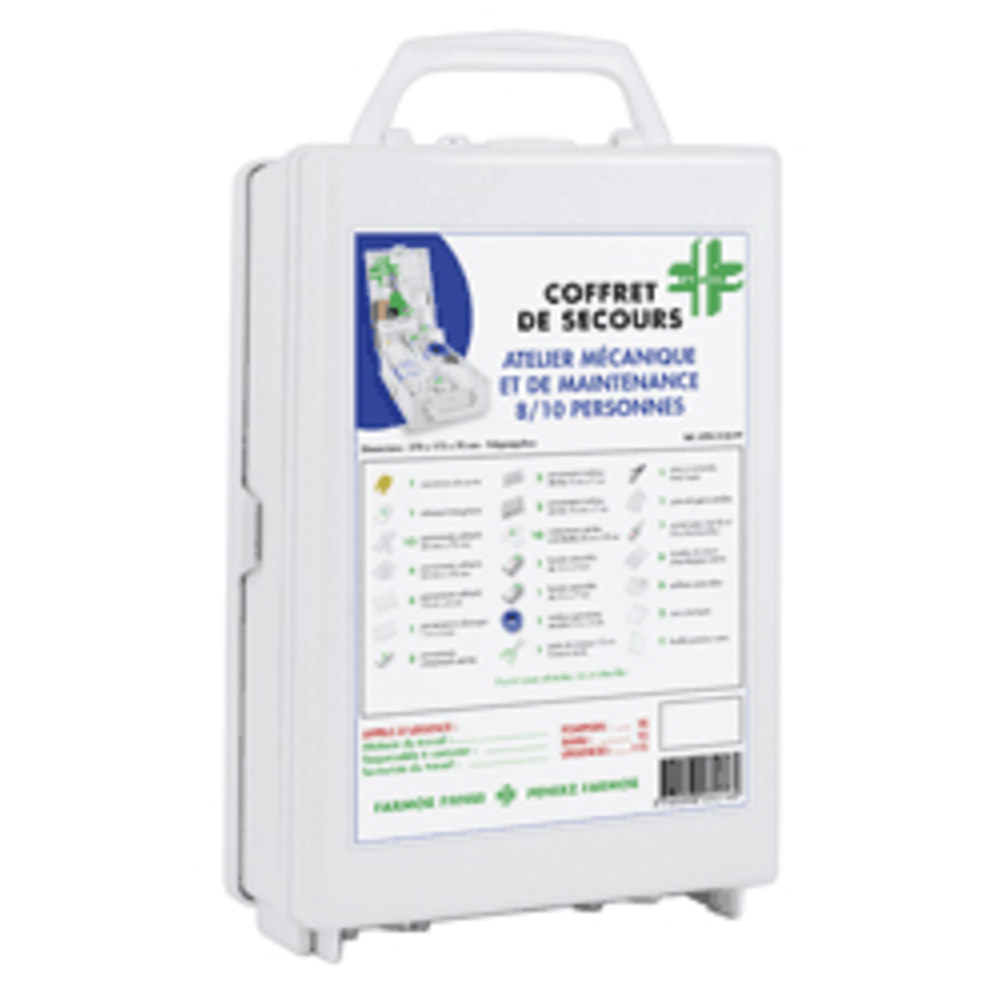 FARMOR-Coffret de secours Atelier mécanique et de maintenance 8/10 personnes-ATM2133PP
