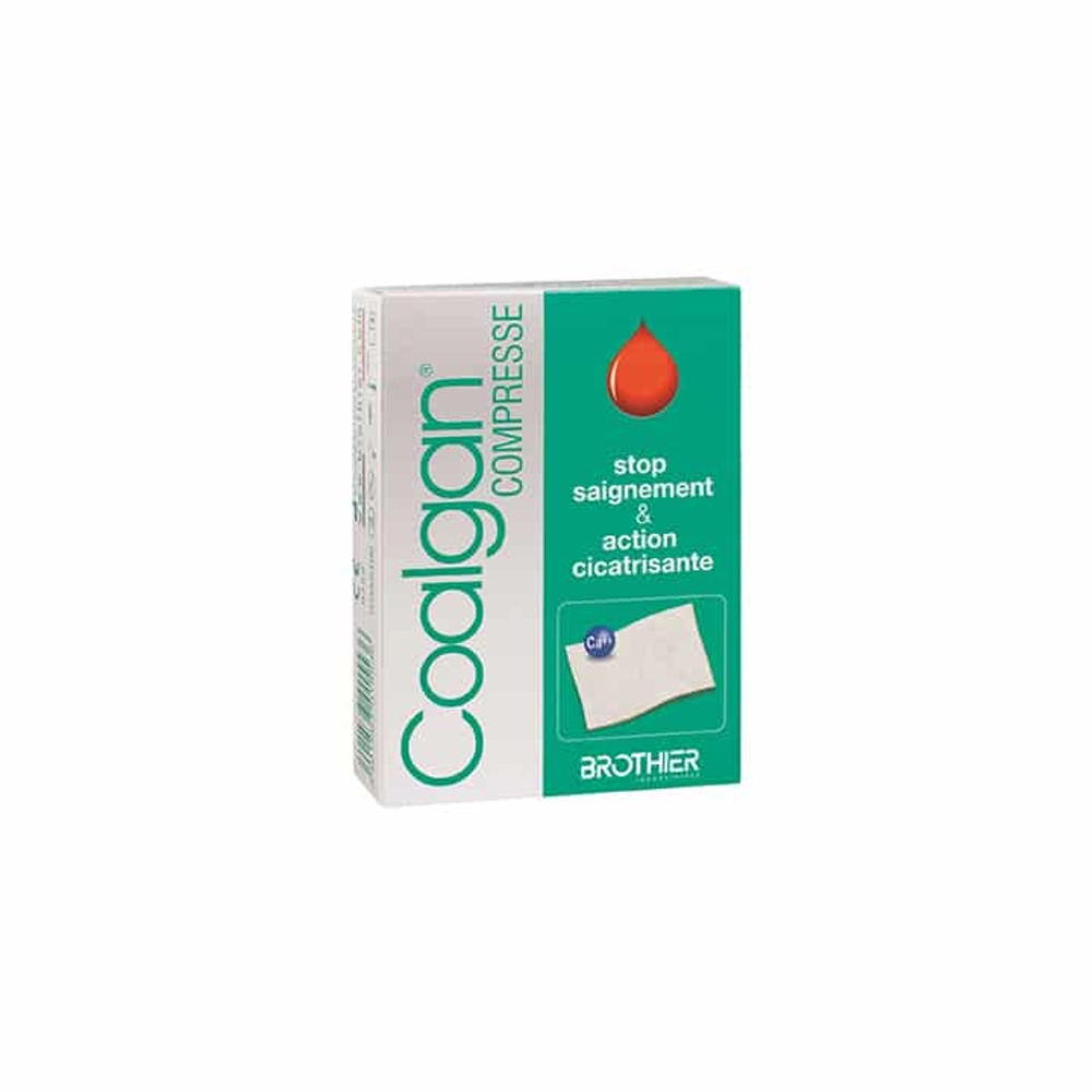 Boite de 5 compresses stériles Coalgan 3 x 5 cm FARMOR - COM 7515 COA