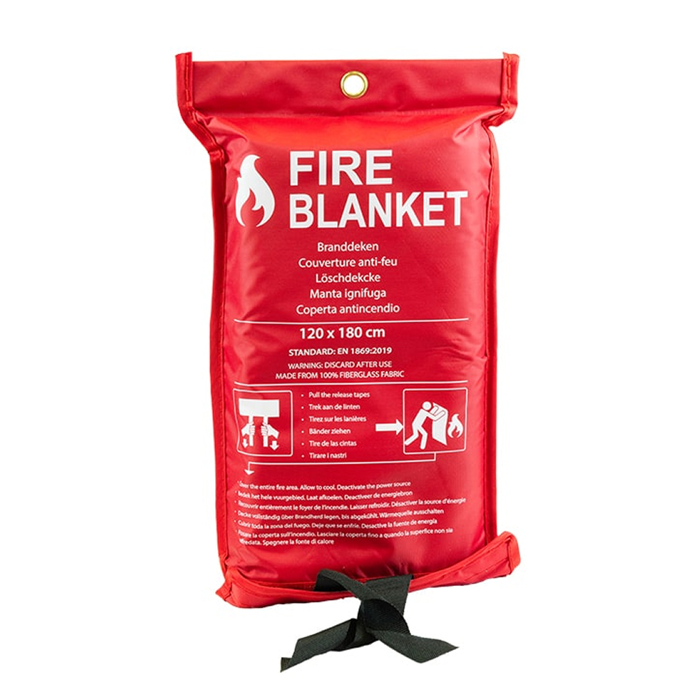 Couverture Anti-Feu Avec dispositif d'accroche murale FARMOR - COU 7052 AF