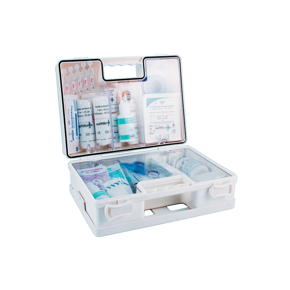 COFFRET DE SECOURS FARMOR 10/12 PERSONNES EN ABS -FAR 1030 AP