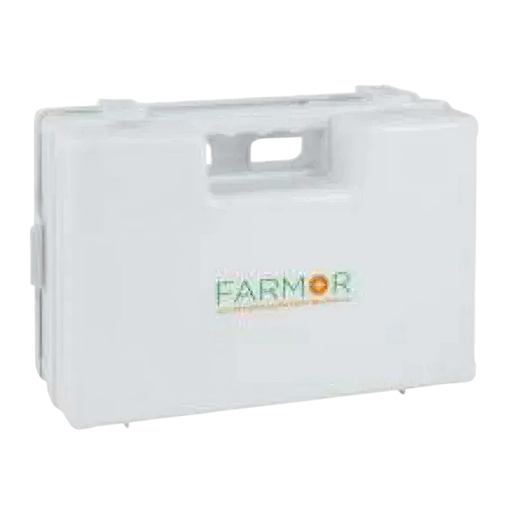 Coffret de secours vide avec poignée de transport et support mural ABS FARMOR - FAR 1031 AV