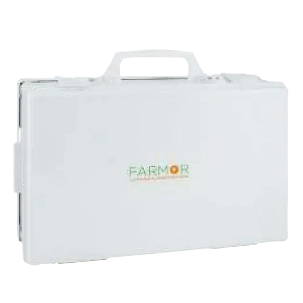 Coffret de secours vide avec poignée de transport et support mural ABS FARMOR - FAR 1051 AV