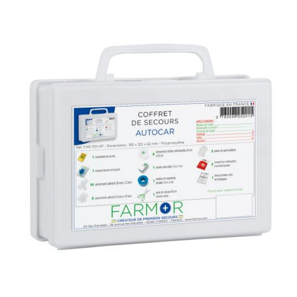 Coffret de secours Autocar FARMOR - FAR 1101 AP