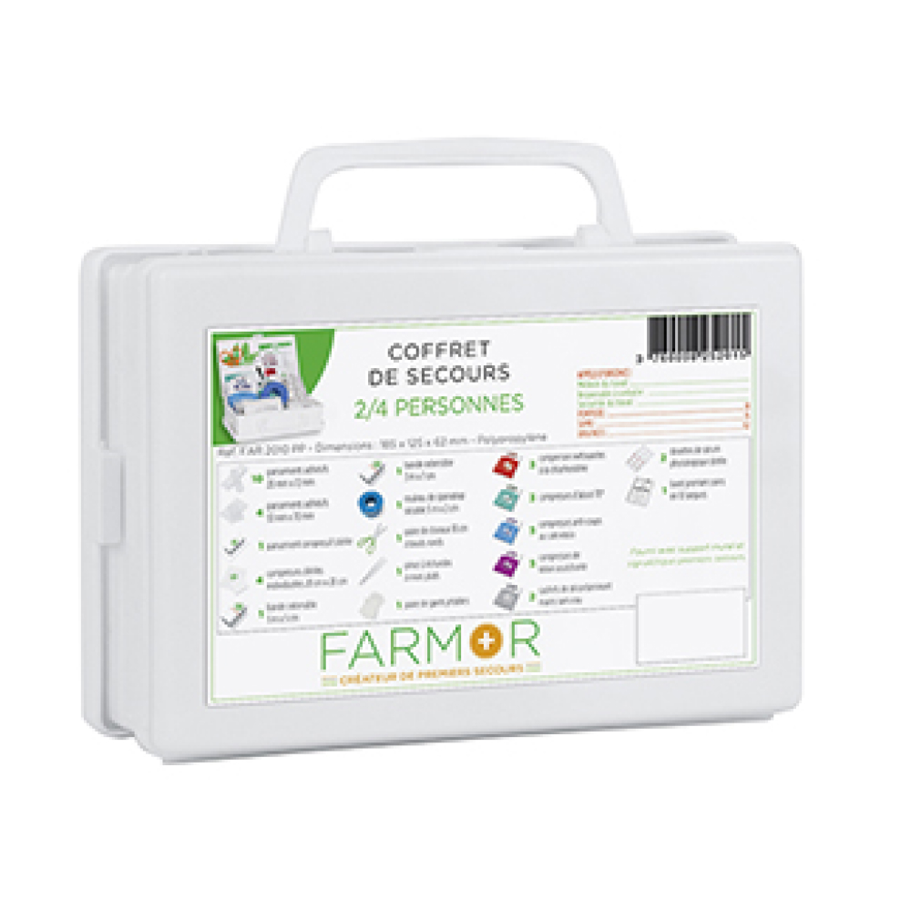 Coffret de secours 2/4 personnes FARMOR - FAR 2010 PP