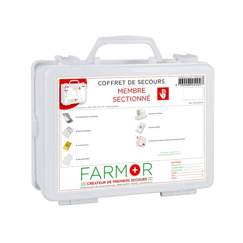 COFFRET DE SECOURS FARMOR MEMBRE SECTIONNÉ - FAR 2039 PP