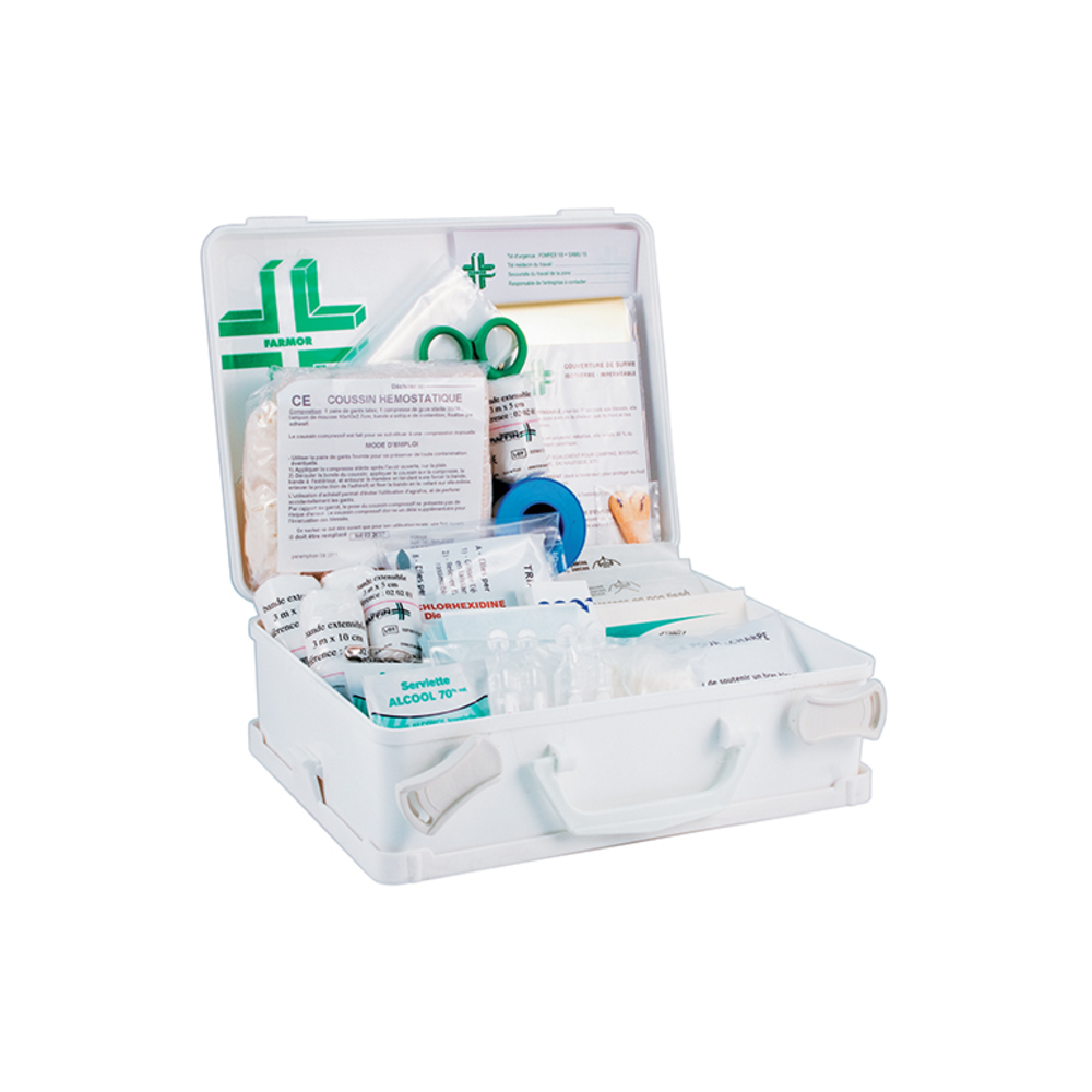 COFFRET DE SECOURS FARMOR MÉDECINE DU TRAVAIL -FAR 2060 PP