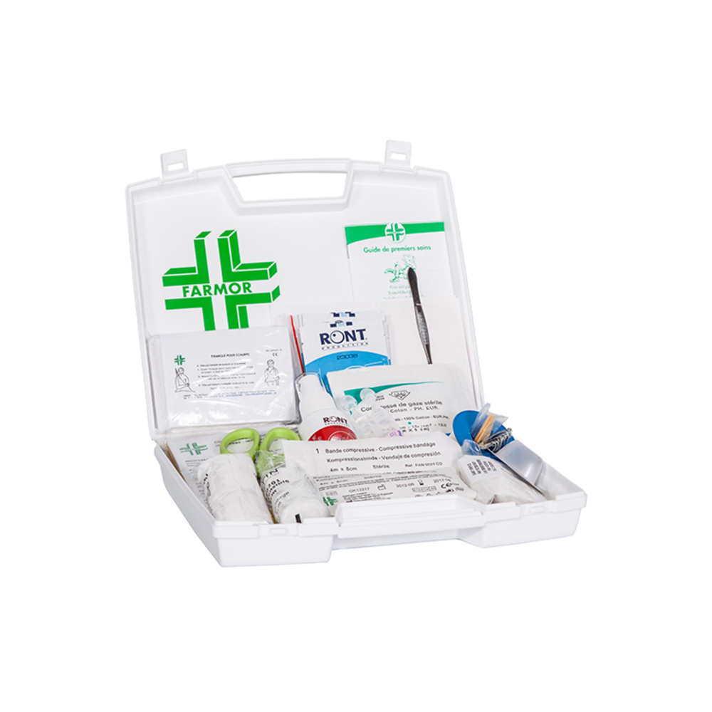 COFFRET DE SECOURS FARMOR BÂTIMENT 4/6 PERSONNES - FAR 2077 PP