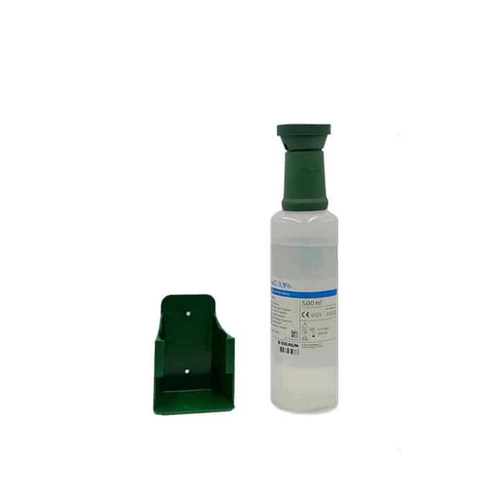 Flacon de 500 ml solution oculaire stérile avec support mural  FARMOR - FLA 7750 SP