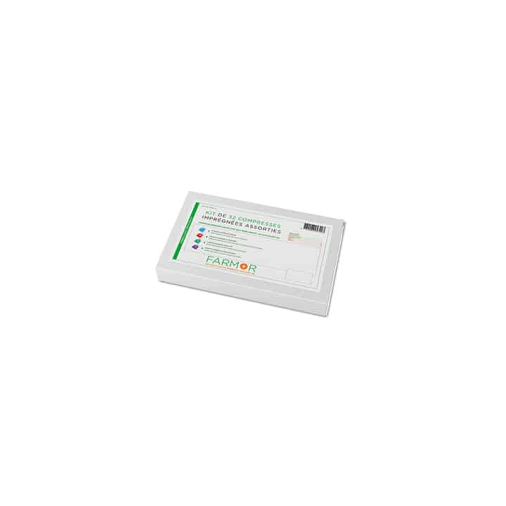 Kit de 32 compresses imprégnées panachées FARMOR - KIT 8006 CS