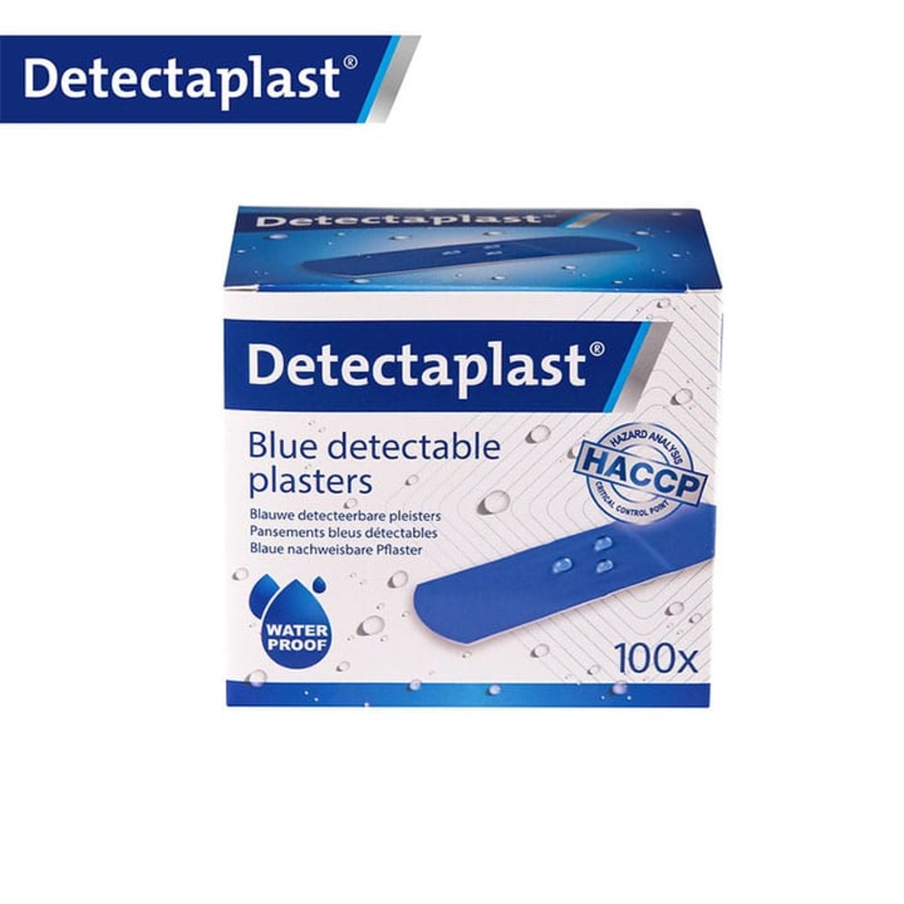 Lot de 100 pansements adhésifs bleus détectables en polyéthylène FARMOR - LOT 6310 BL