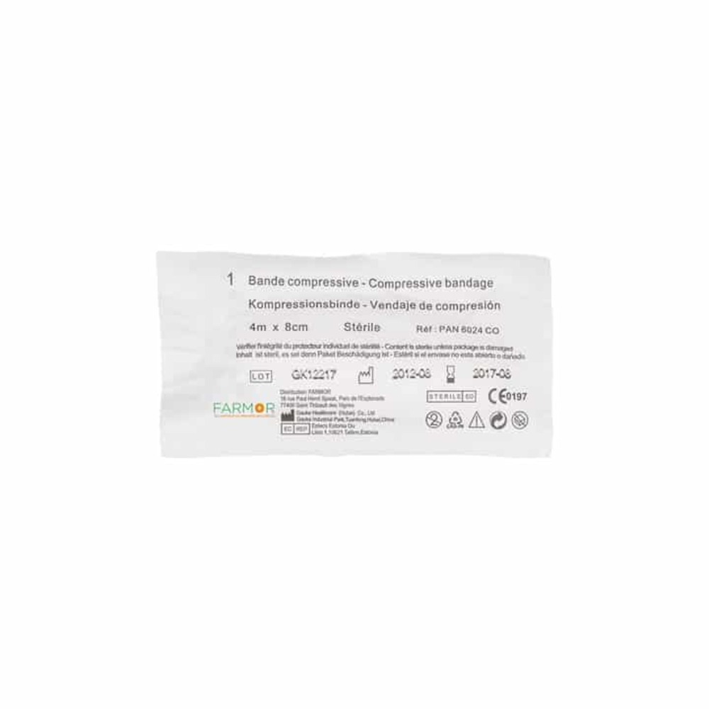 Pansement compressif stérile avec compresse de 8 cm x 10 cm FARMOR - PAN 6024 CO
