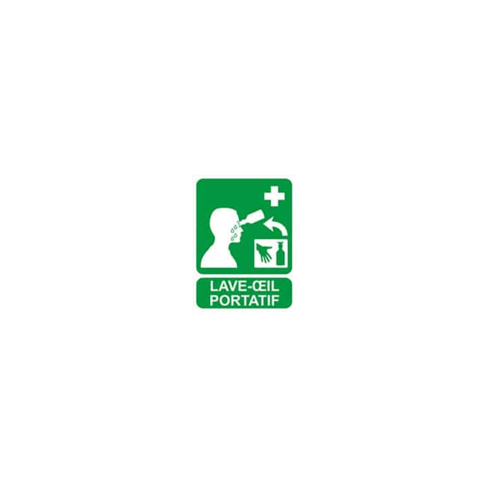 Panneaux de signalisation lave œil portatif FARMOR - PAN 6804 LO