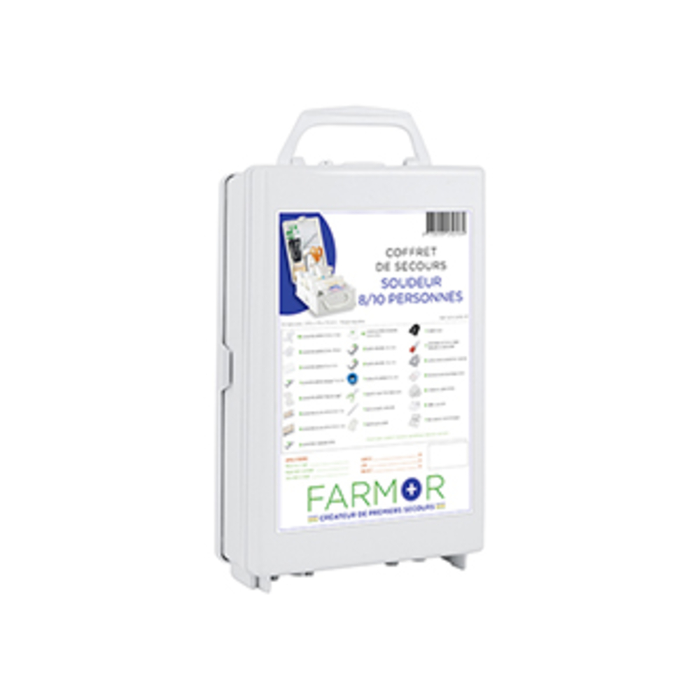 COFFRET DE SECOURS FARMOR SOUDEUR 8/10 PERSONNES