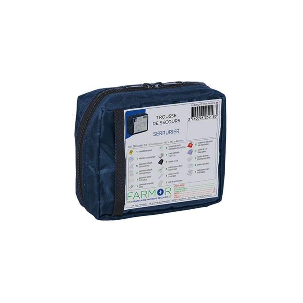 Trousse de secours Serrurier individuelle FARMOR - TRO 2180 SR