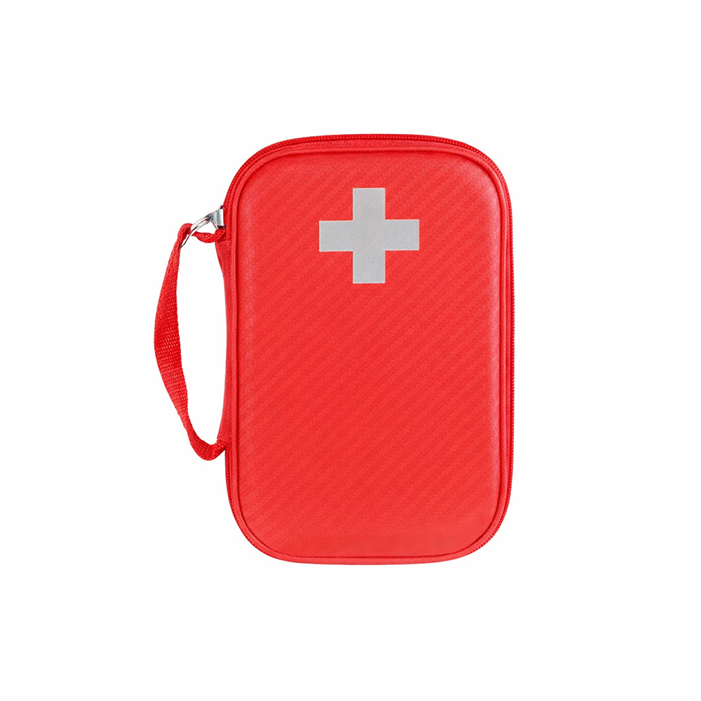 Trousse vide + croix rétro-réfléchissante en PU rouge poignée + accroche ceinture FARMOR - TRO 2576 TV