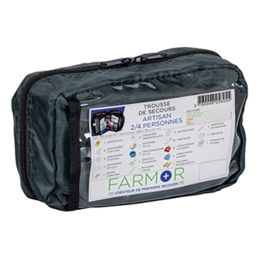 Trousse de secours FARMOR Artisan 2/4 personnes-TRO8050TP