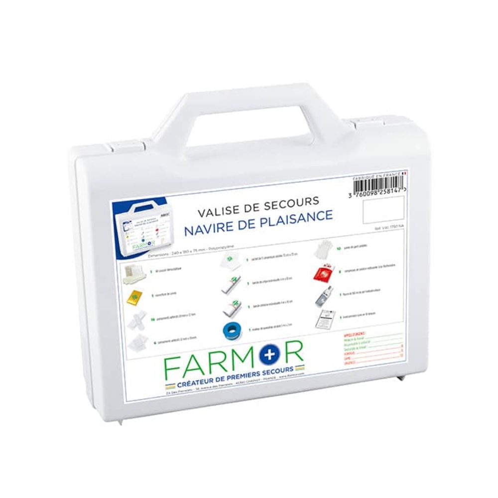 Valise de secours Navire de plaisance FARMOR - VAL 1750 NA