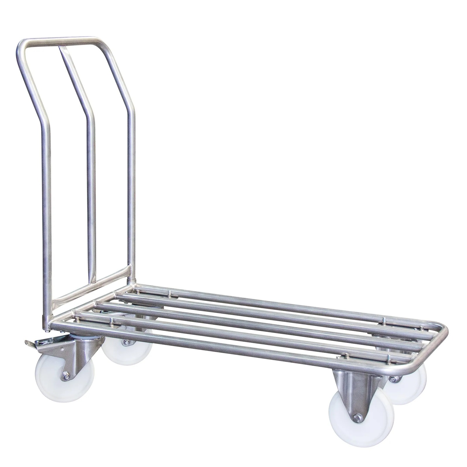 Chariot 400 kg 1000 x 518 mm inox 304L plateau tube FIMM - 800000087