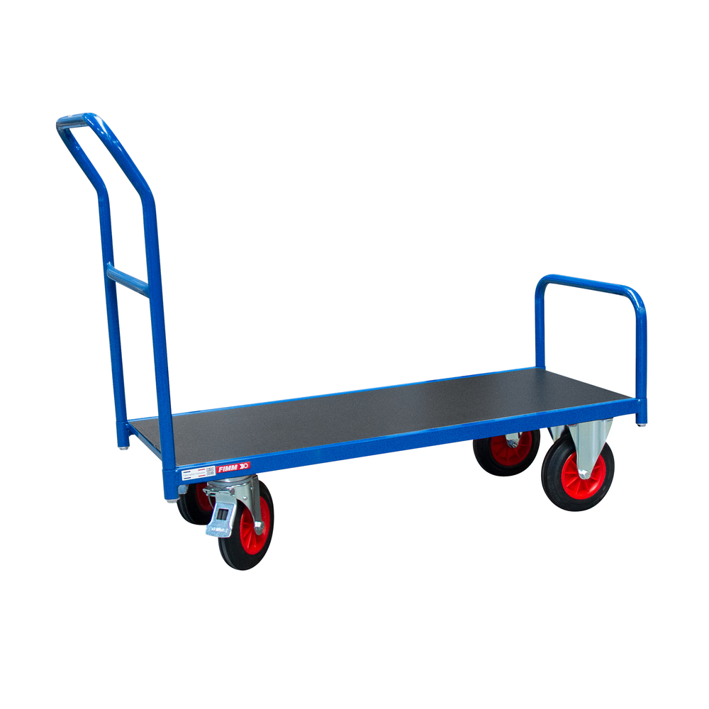 Chariot étroit 250 kg 1130 x 480 mm roues caoutchouc FIMM - 800000092