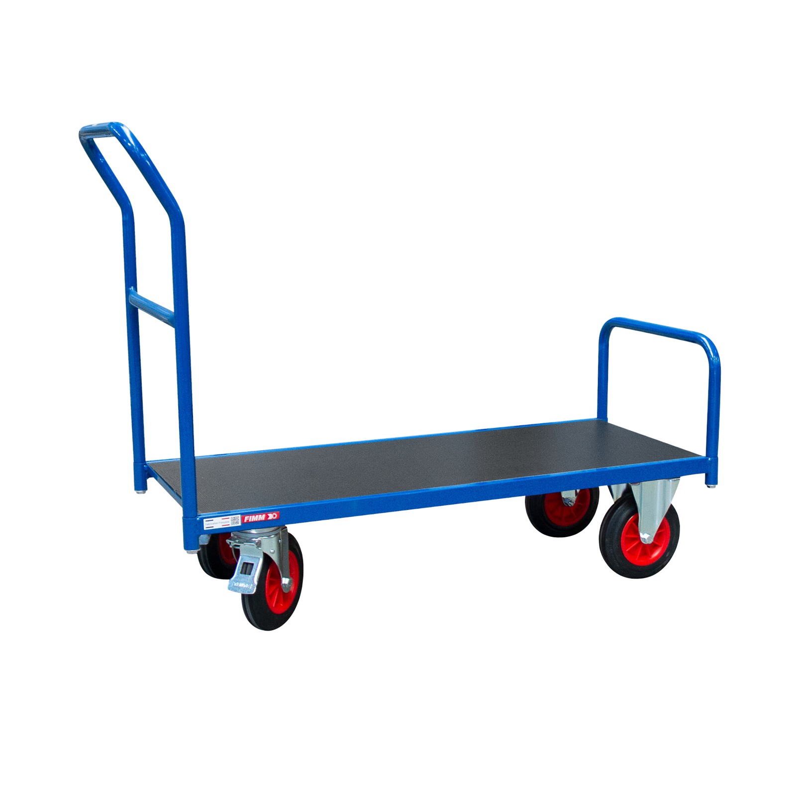 Chariot étroit 250 kg 1130 x 480 mm roues caoutchouc FIMM - 800000092