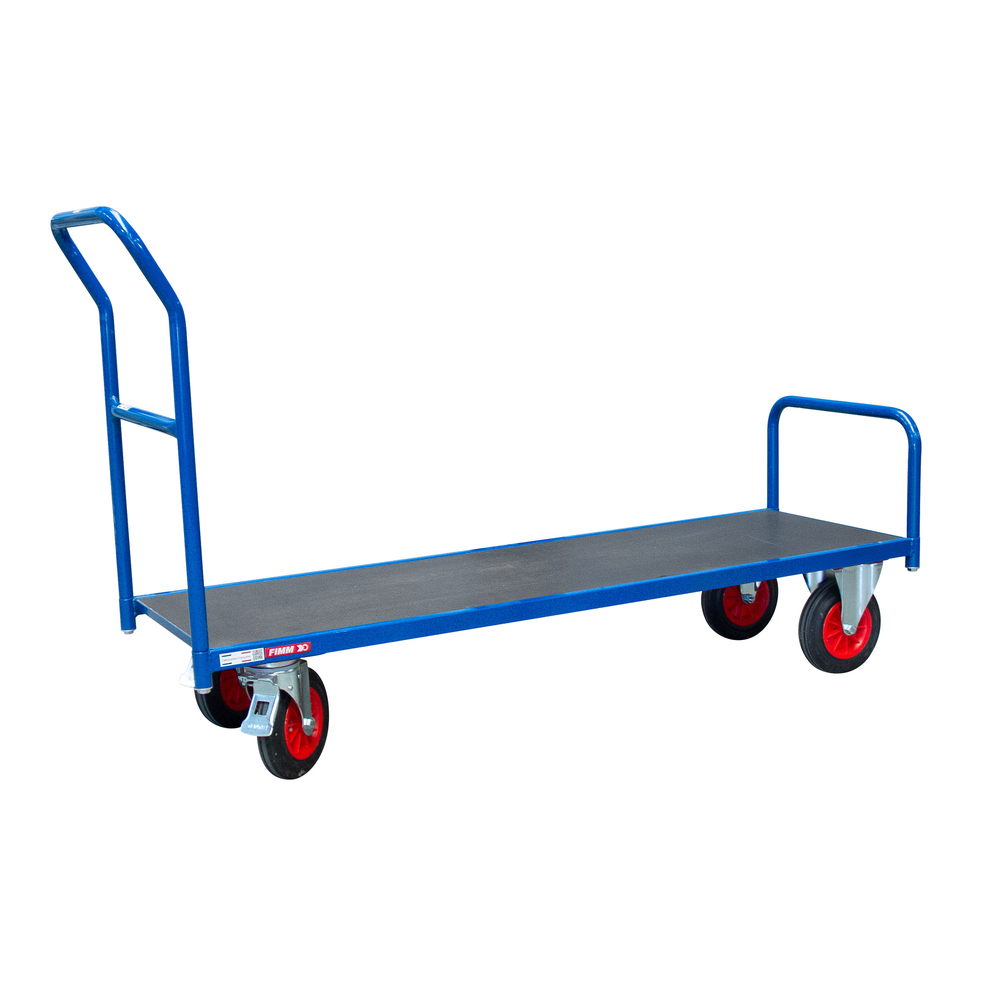 Chariot étroit 250 kg 1500 x 480 mm roues caoutchouc FIMM - 800000093