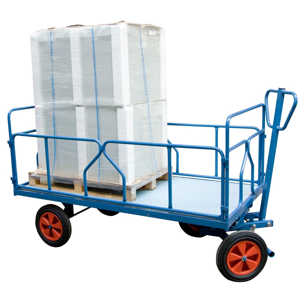 Chariot 1000 kg 1600 x 800 mm pivotant dossier ridelle tube FIMM - 800007134