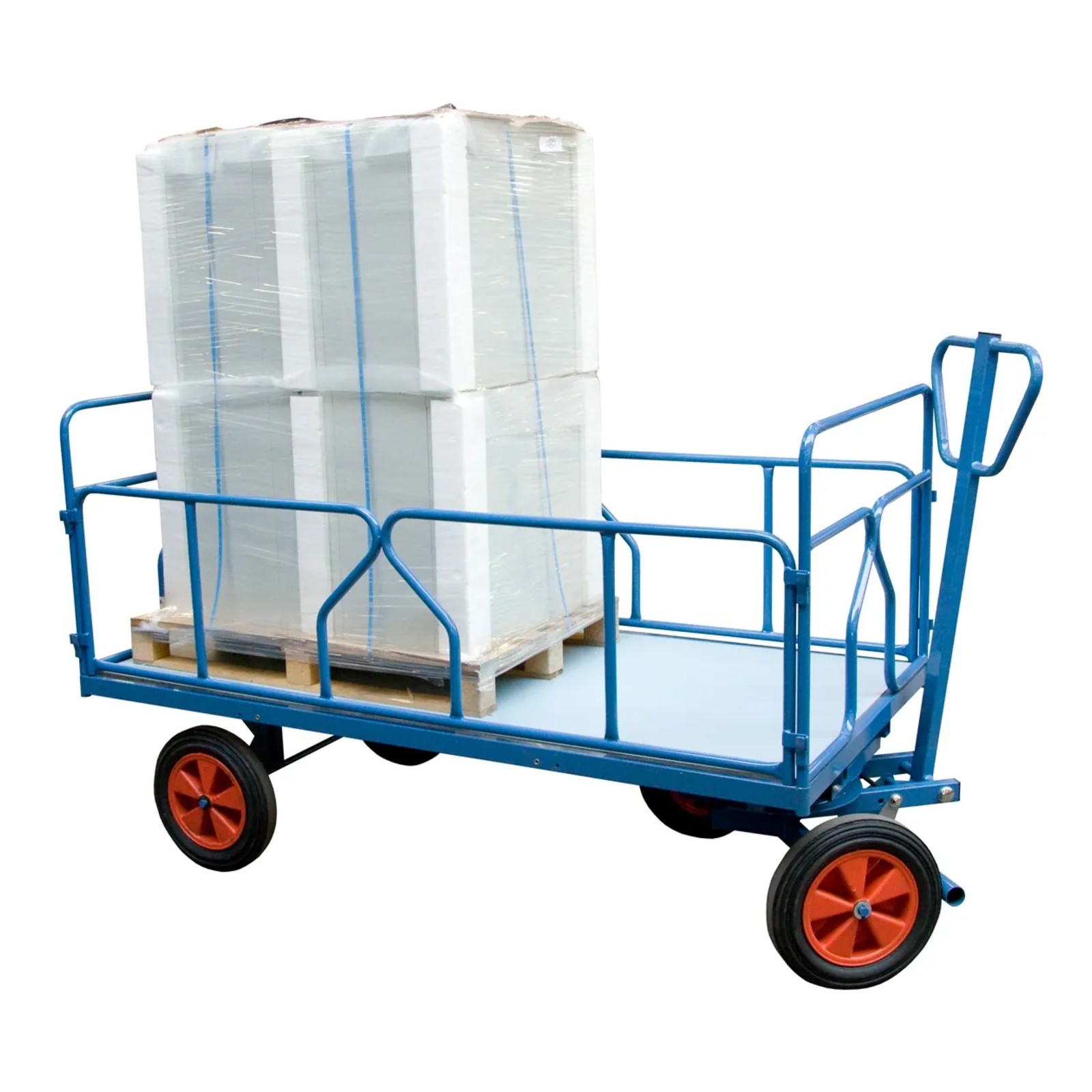 Chariot 1000 kg 1600 x 800 mm pivotant dossier ridelle tube FIMM - 800007134