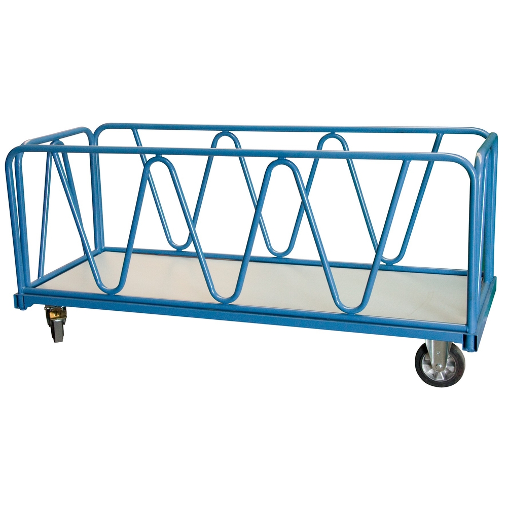 Chariot 1200 kg 1600 x 800 mm 2 dossiers et 2 ridelles tube FIMM - 800007196
