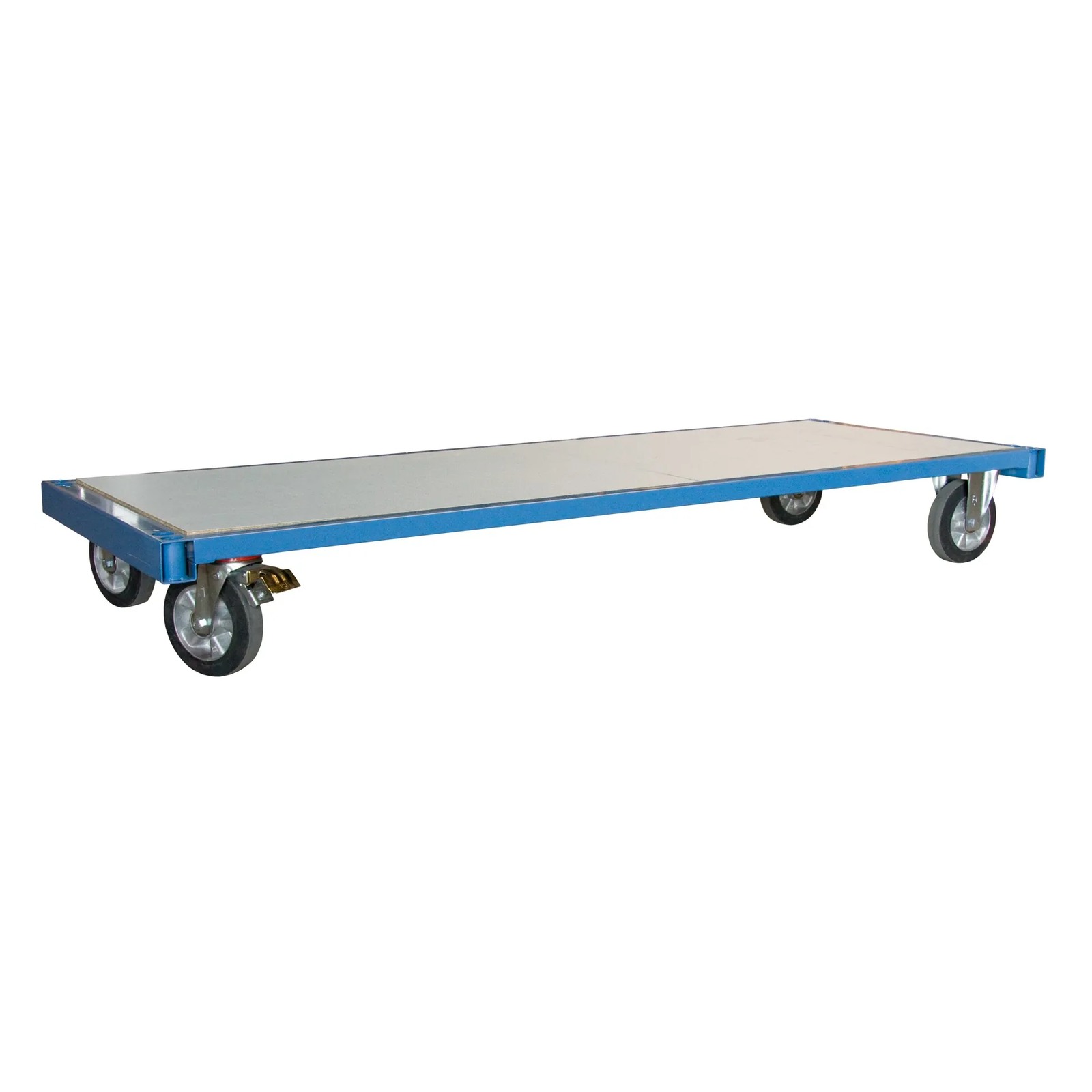 Chariot 1200 kg 2000 x 800 mm plateau nu roues rectangle FIMM - 800007197