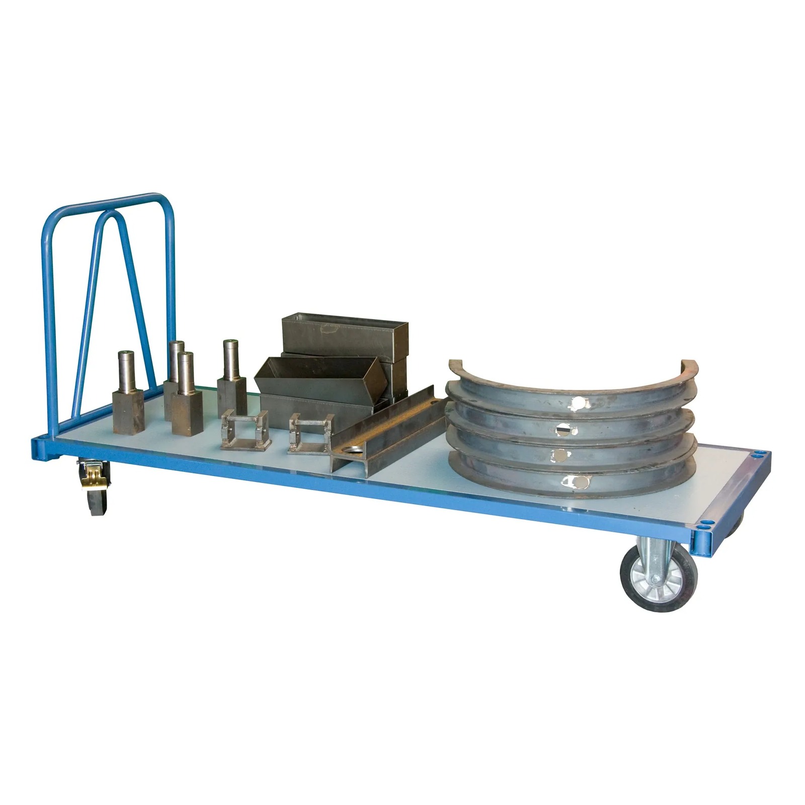 Chariot 1200 kg 2000 x 800 mm 1 dossier tube roues rectangle FIMM - 800007198