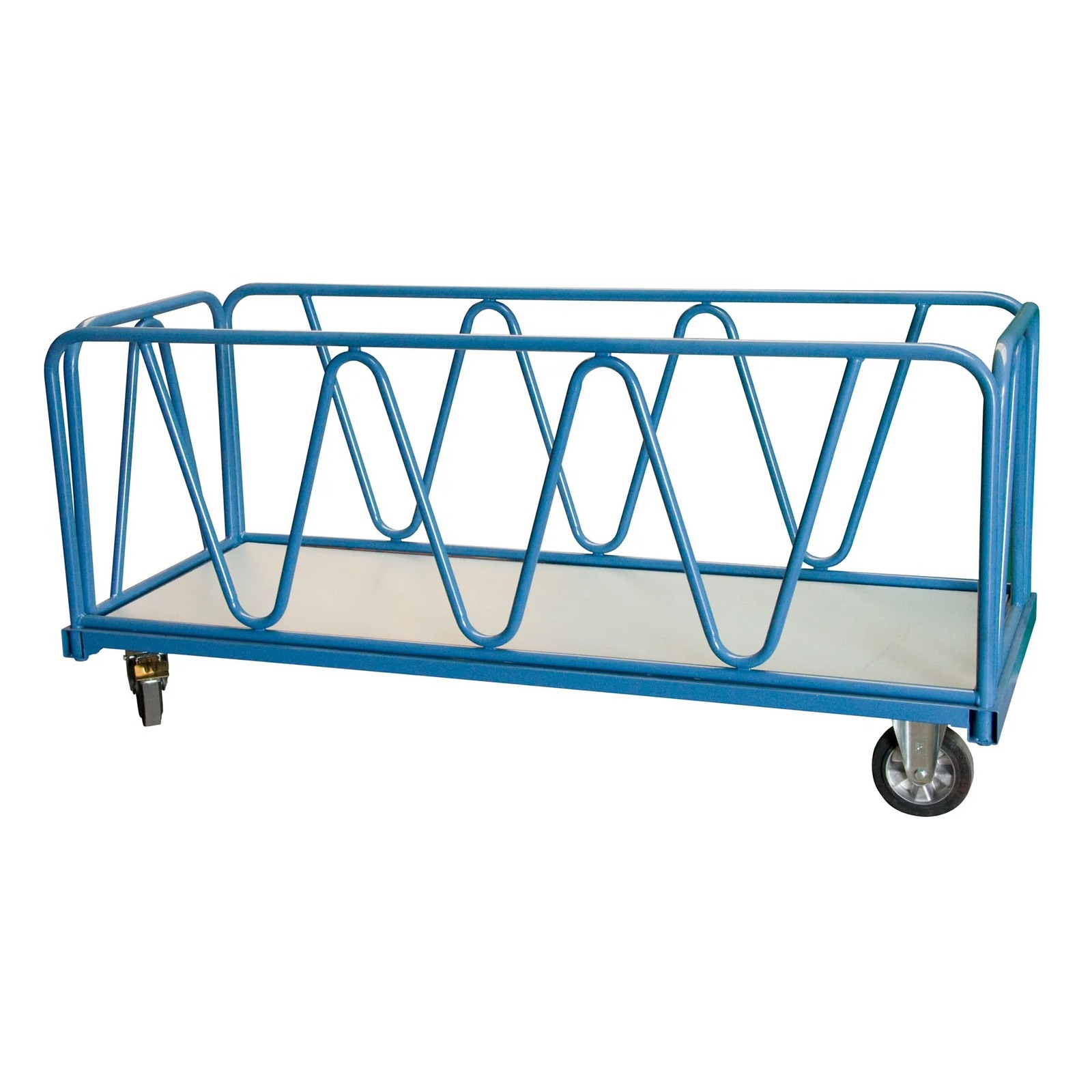 Chariot 1200 kg 2000 x 800 mm 2 dossiers et 2 ridelles tube FIMM - 800007200