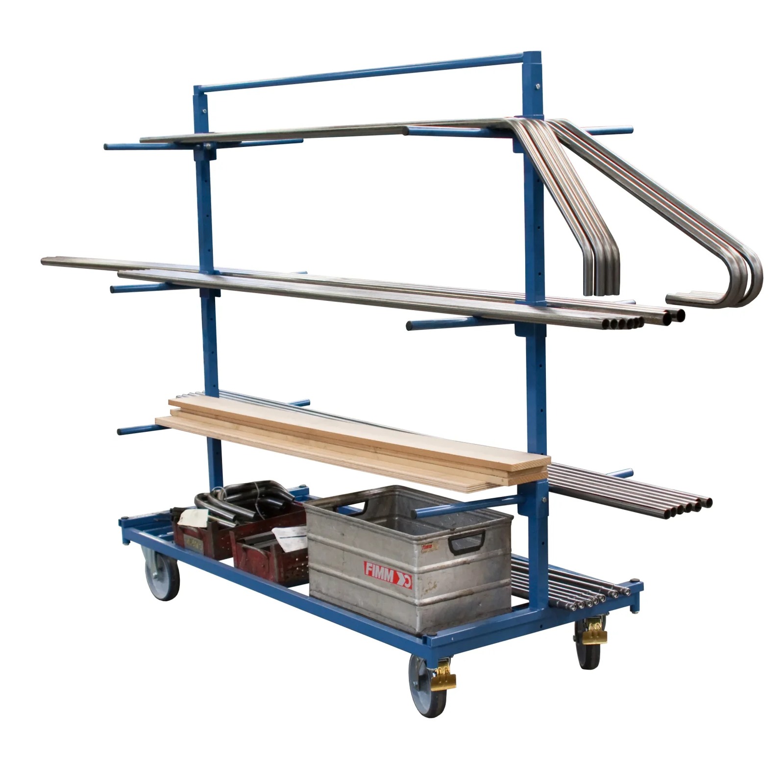 Chariot de stockage 400 kg avec 6 bras FIMM - 800007934