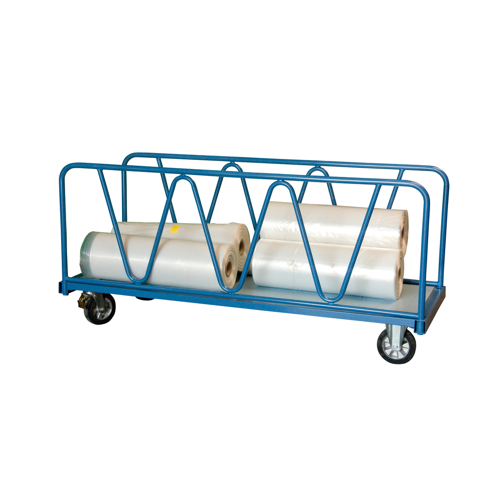 Chariot 1200 kg 1600 x 800 mm 2 ridelles roues losange FIMM - 800008879