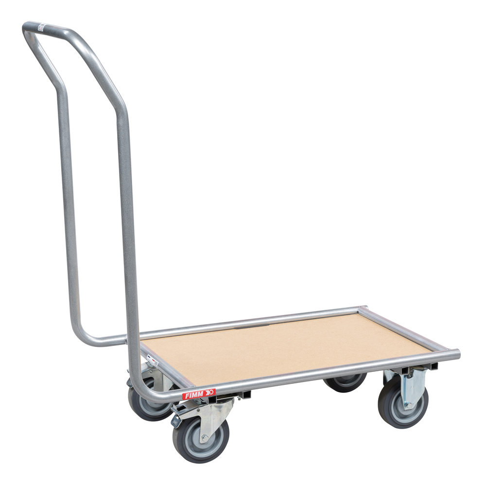 Chariot 250 kg 720 x 450 mm dossier fixe roues Ø 125 mm FIMM - 800009759