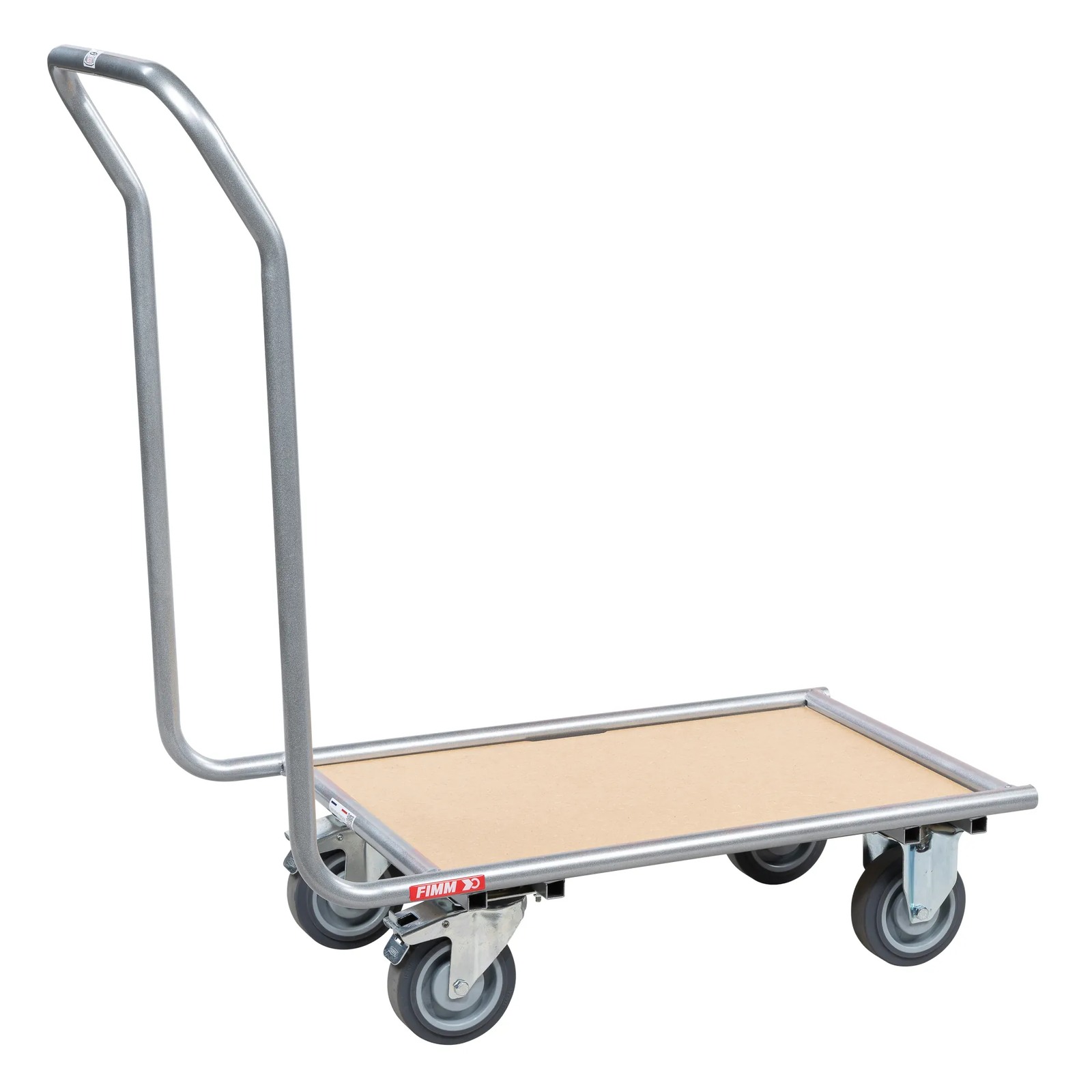 Chariot 250 kg 720 x 450 mm dossier fixe roues Ø 125 mm FIMM - 800009759