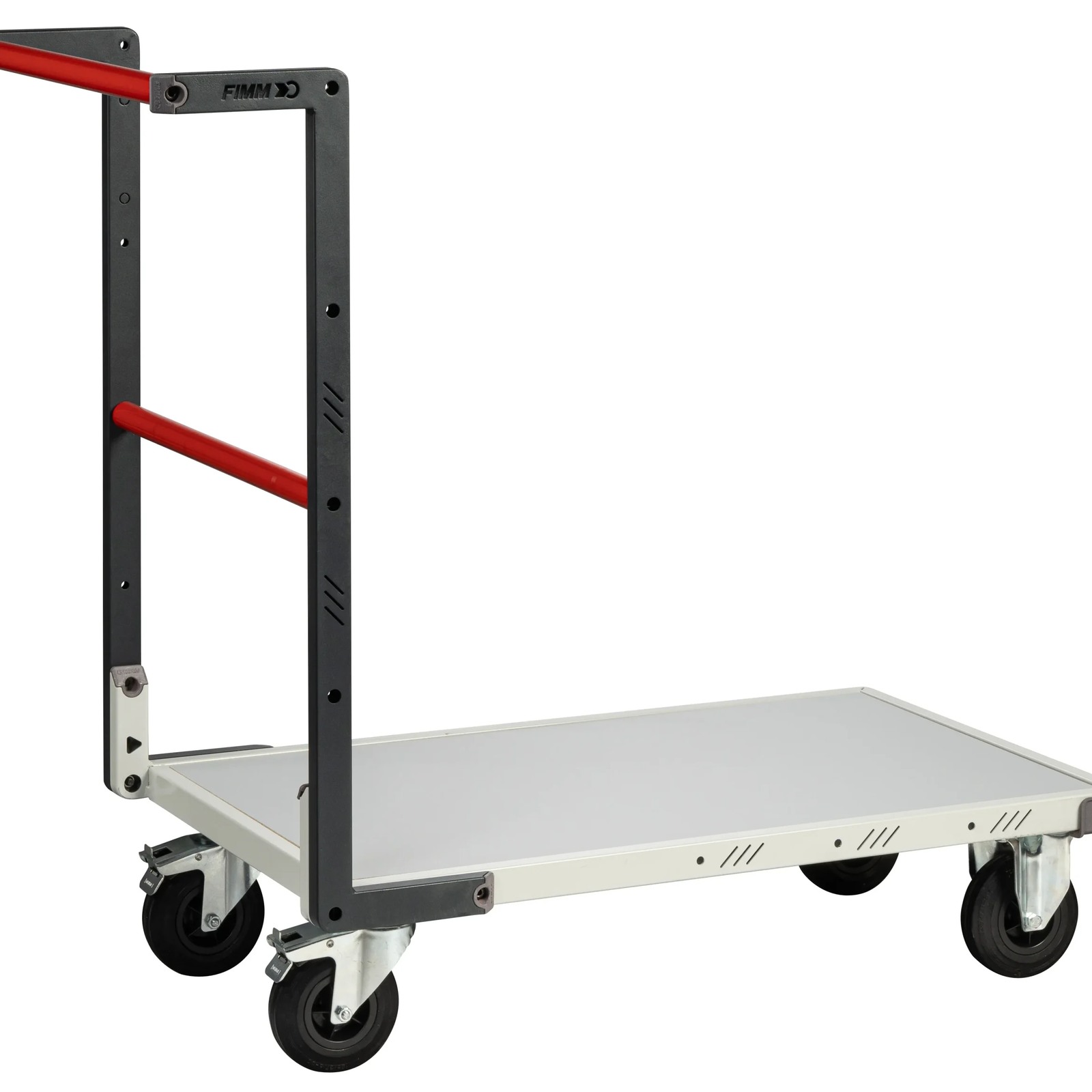 Chariot dossier fixe 850x500 mm plateau mélaminé roues CC 250 kg - FIMM - 804721110