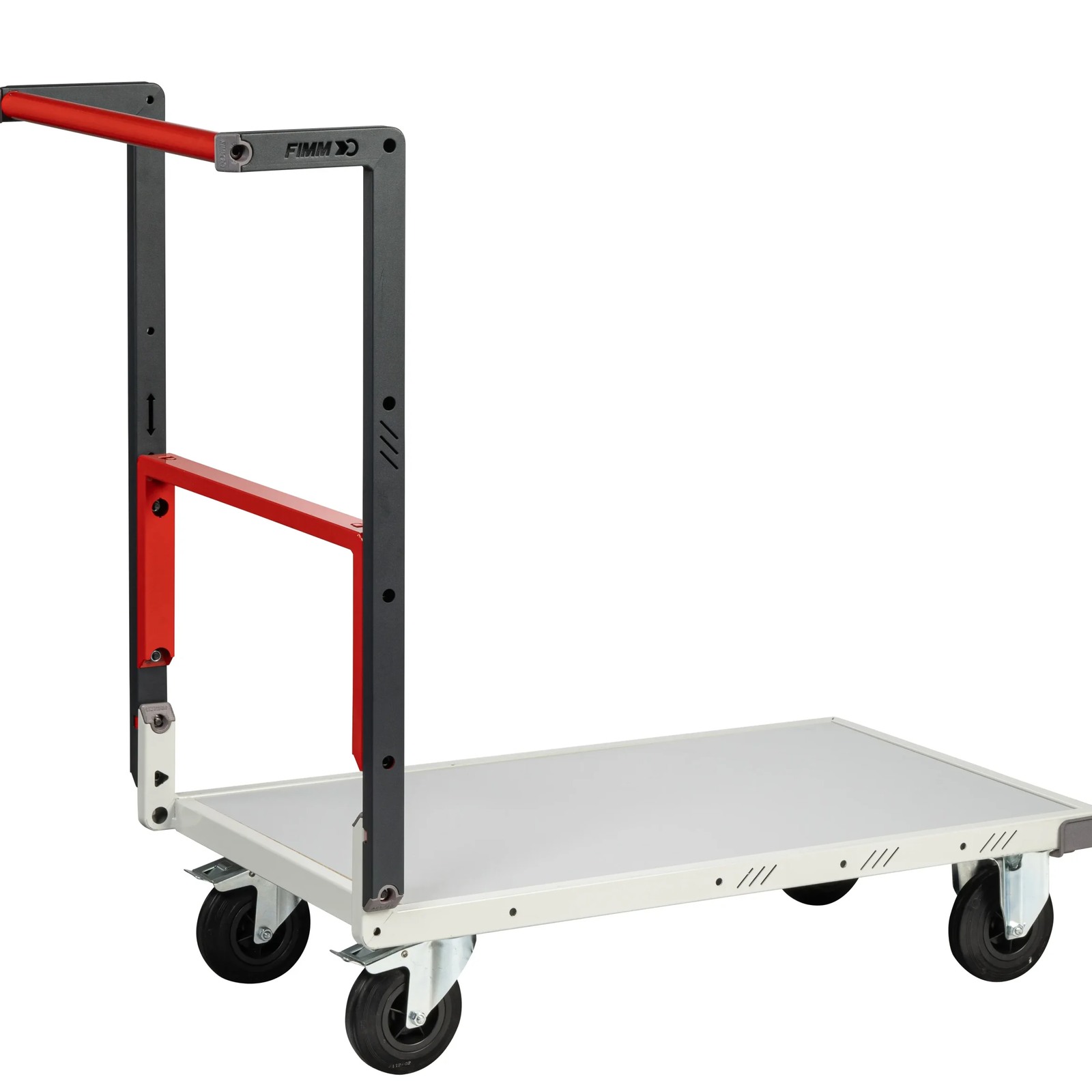 Chariot dossier repliable 850x500 mm plateau mélaminé roues CC 250 kg - FIMM - 804721111