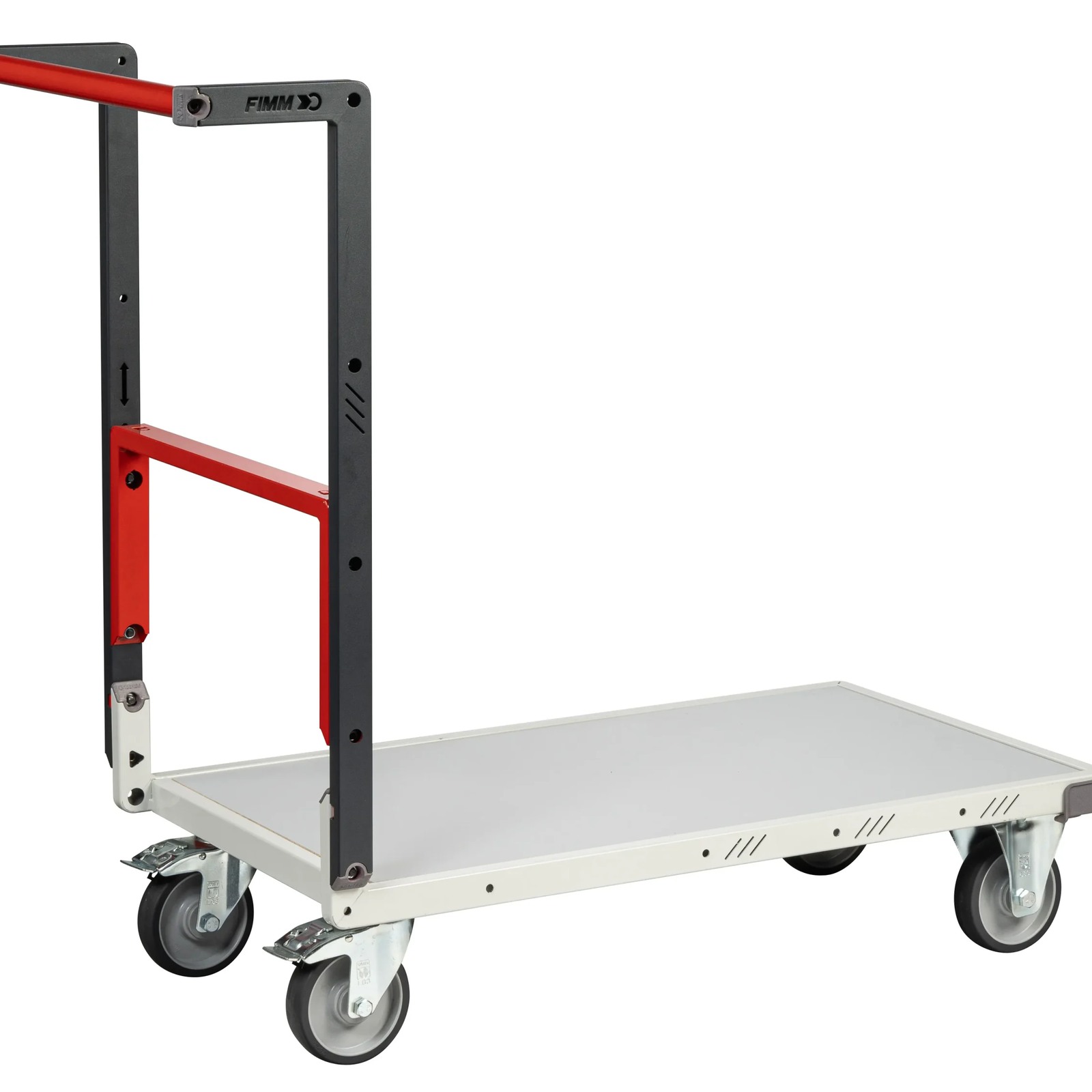 Chariot dossier repliable 850x500 mm plateau mélaminé roues TPE 250 kg - FIMM - 804721121