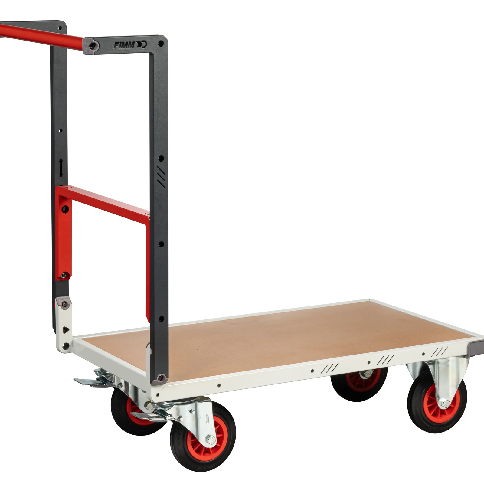 Chariot dossier repliable 850x500 mm plateau médium roues CC 400 kg - FIMM - 804721231