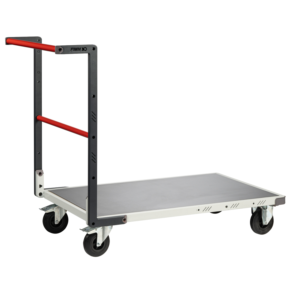 Chariot dossier fixe 850x500 mm plateau tôle roues CC 250 kg - FIMM - 804721310