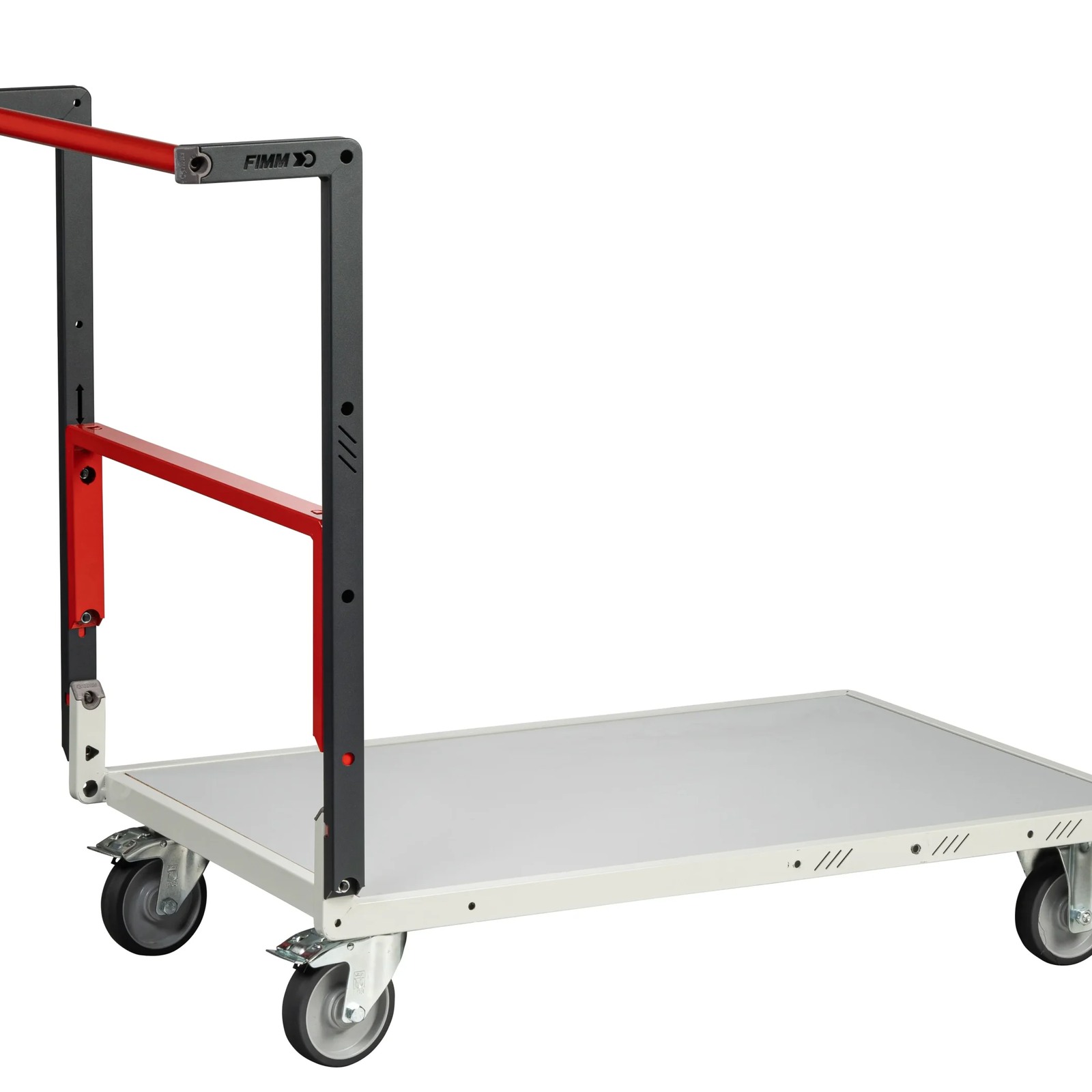 Chariot dossier repliable 1000x600 mm plateau mélaminé roues TPE 250 kg - FIMM - 804722121