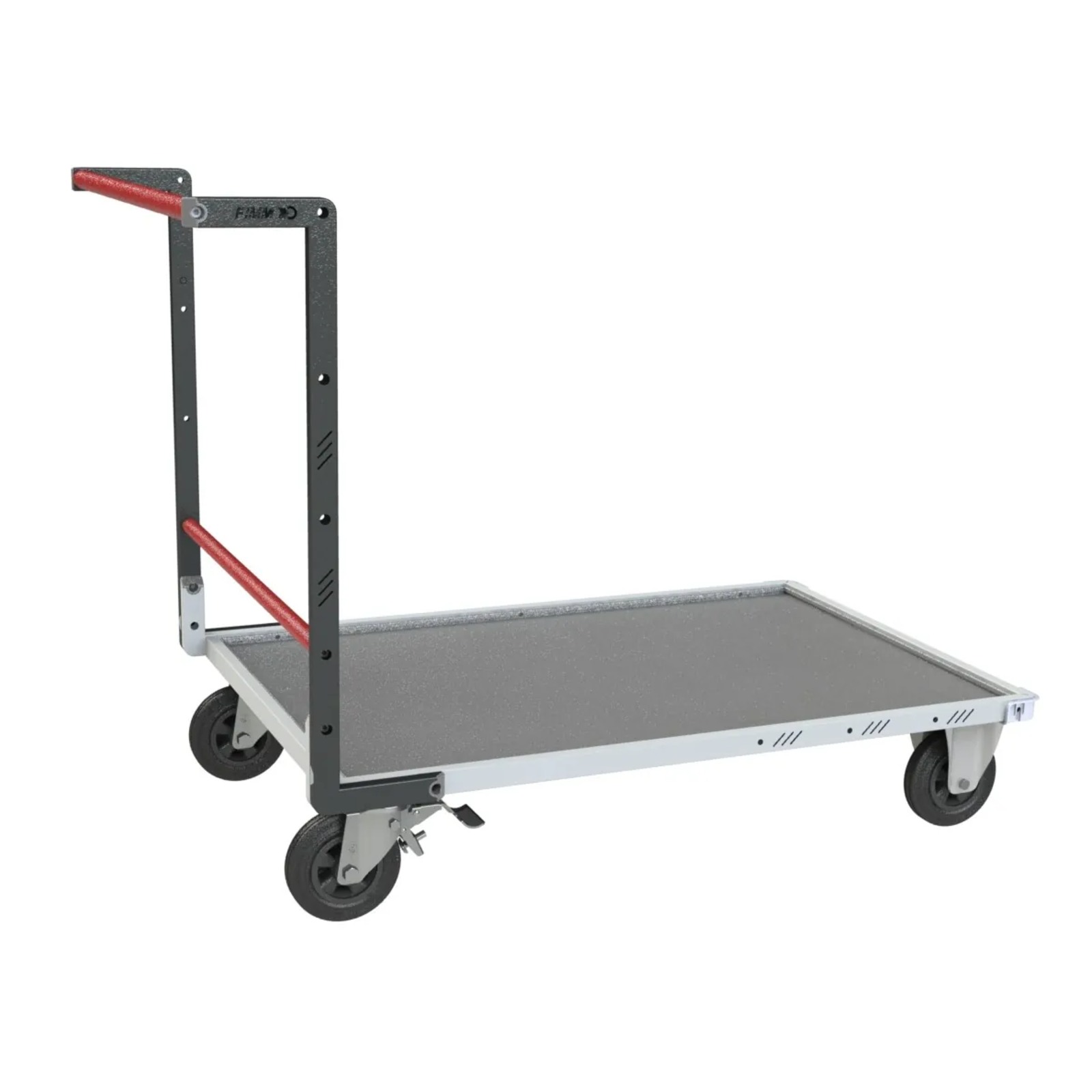 Chariot dossier fixe 1200x800 mm plateau tôle roues CC 400 kg - FIMM - 804723330
