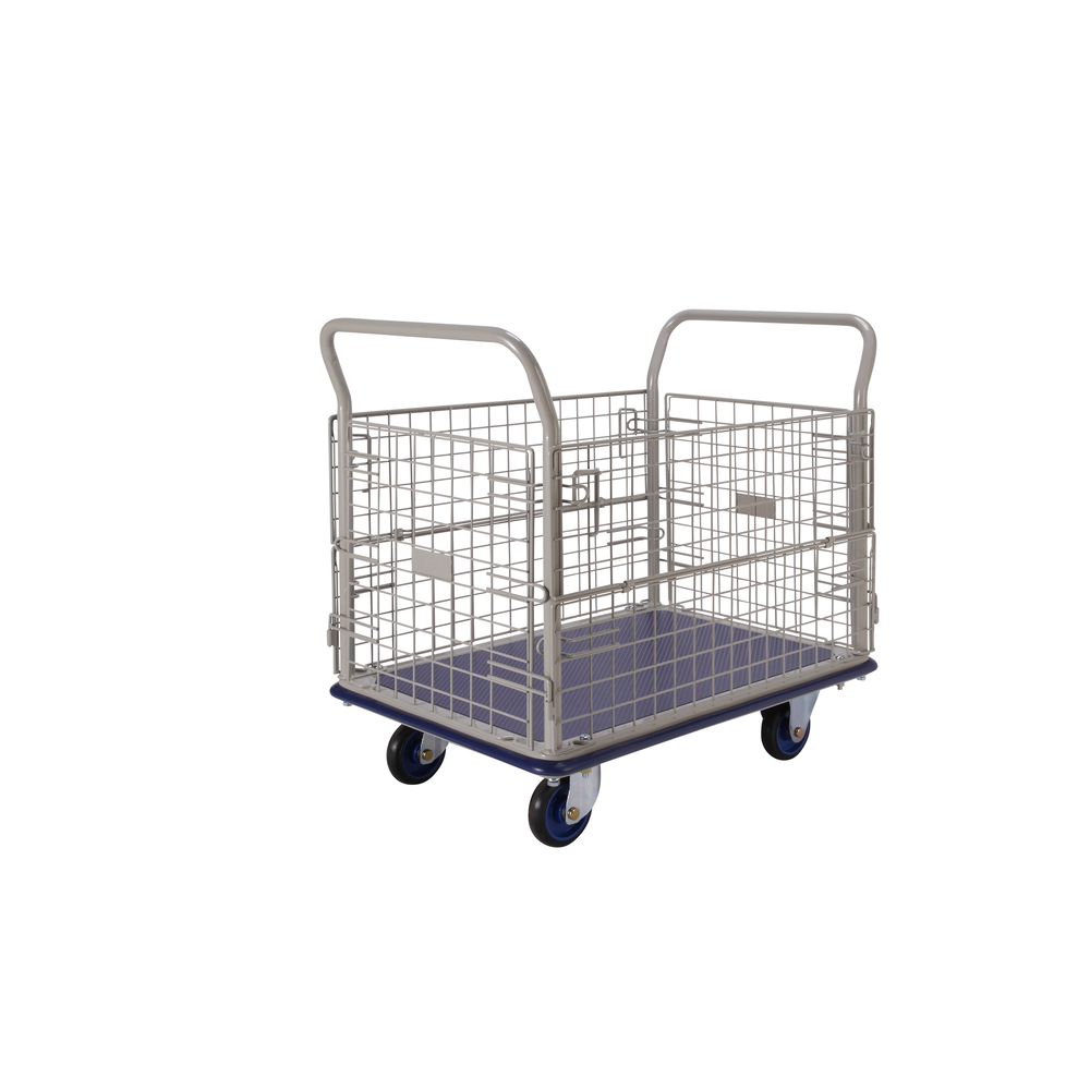 Chariot à dossiers et ridelles grillagés 400 kg FIMM - 805007285