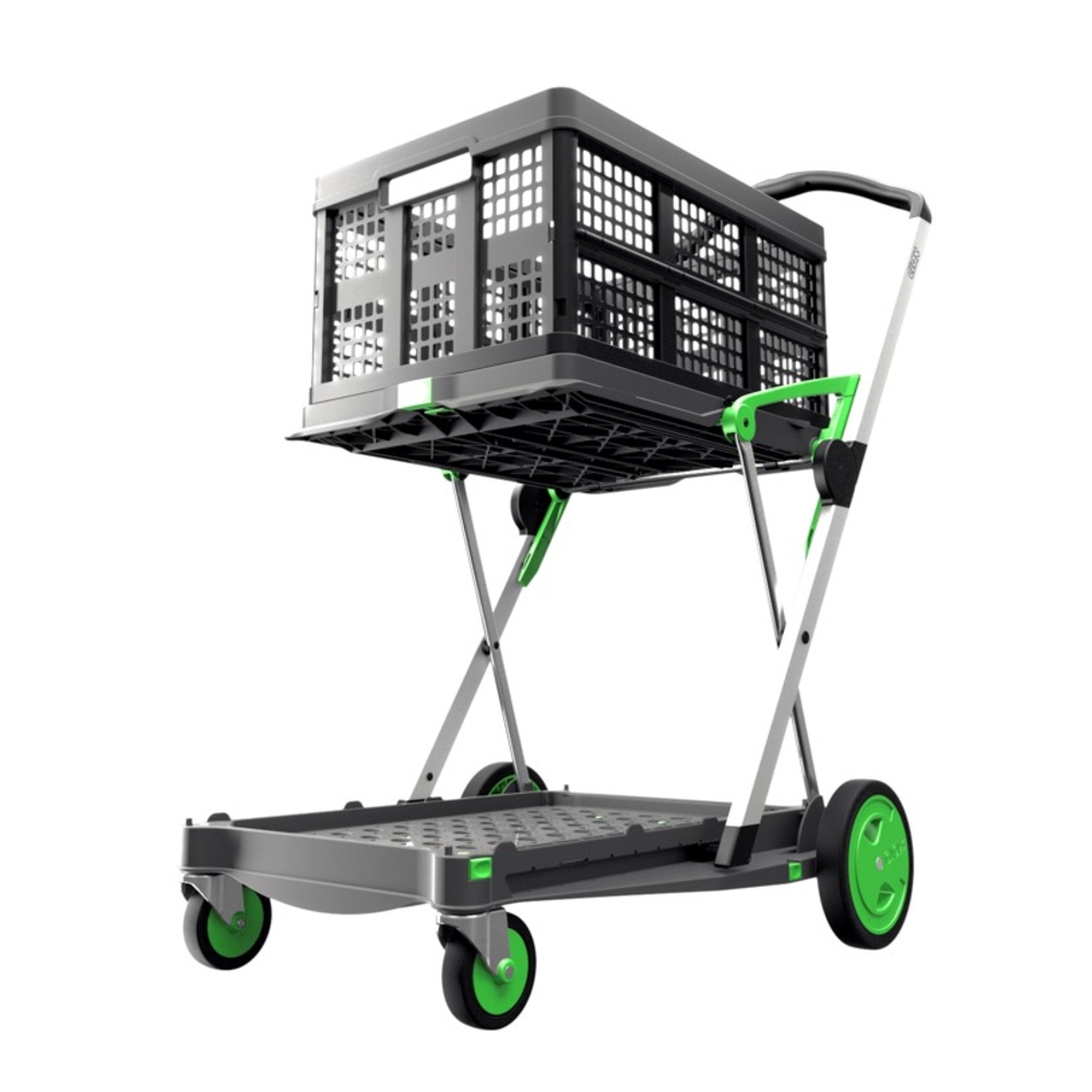 Chariot pliant Clax avec caisse pliable 60 kg FIMM - 805010691