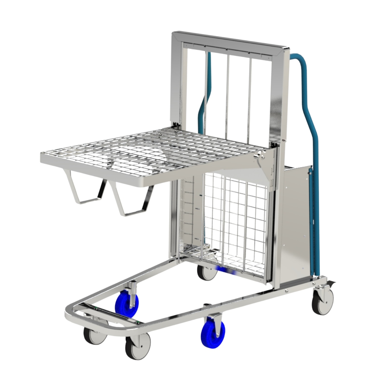 Chariot niveau constant acier zingué 800 x 600 mm 150 kg FIMM - 805010709