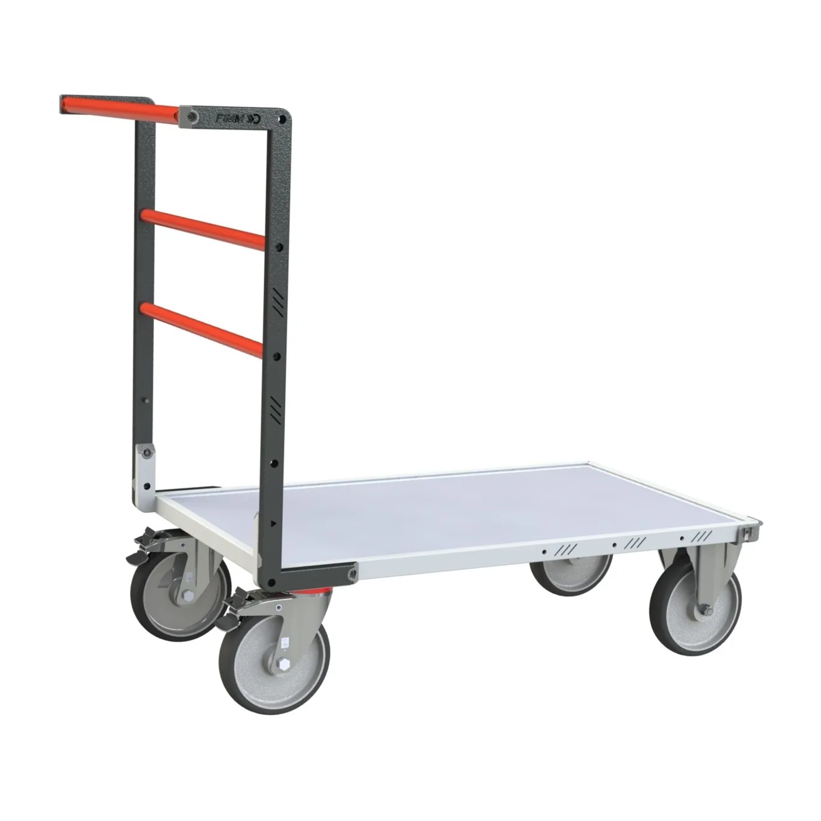 Chariot dossier fixe plateau bois mélaminé 1000x600 mm 600 kg - FIMM - 806722150