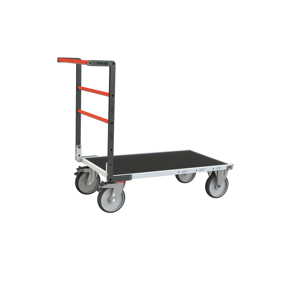 Chariot dossier fixe plateau bois médium + caoutchouc 1000x600 mm,600 kg - FIMM - 806722450